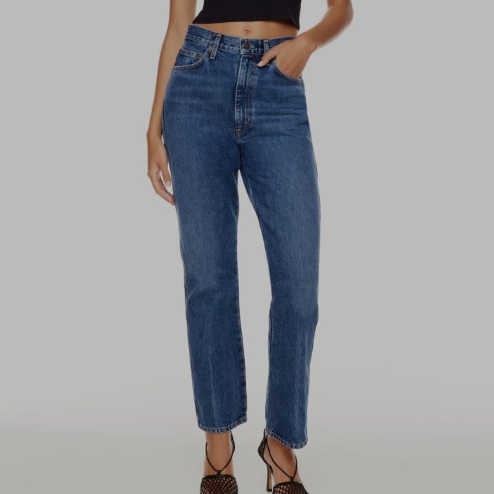 AGOLDE Pinch Waist Kick Jean High-rise cinch-waist jeans Size 27 Brand New